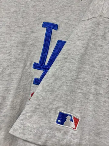 MLB LA Dodgers 그레이 티셔츠 오버사이즈