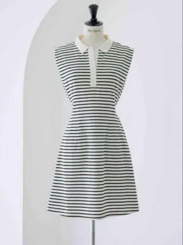 herlipto french sleeve polo mini dress