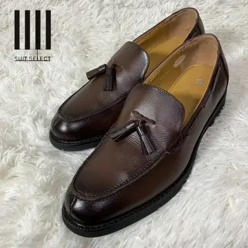 새상품급 정장 셀렉트 태슬 로퍼 브라운 천연 가죽 일본제 26.5cm