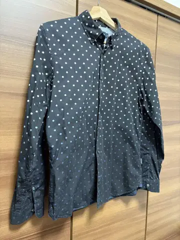 Paul Smith 도트 무늬 긴팔 셔츠