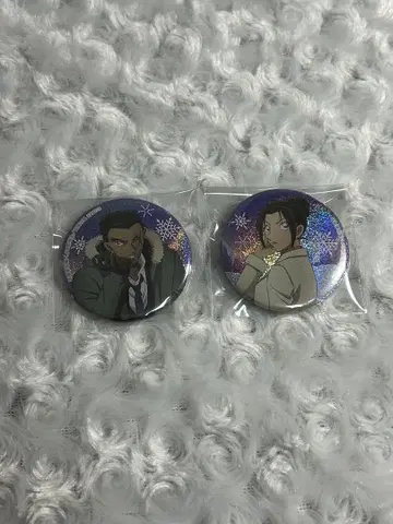 명탐정 코난 외눈의 잔상 홀로 캔뱃지 야마토 칸스케 우에하라 유이