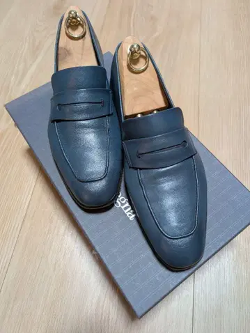 제냐 Zegna 로퍼 네이비