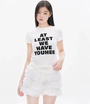 YOUHEE 티셔츠 화이트