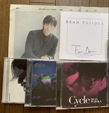 DEAN FUJIOKA CD 세트와 팬클럽 상품