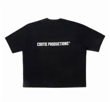 COOTIE / Print Oversized S/S Tee -Black-