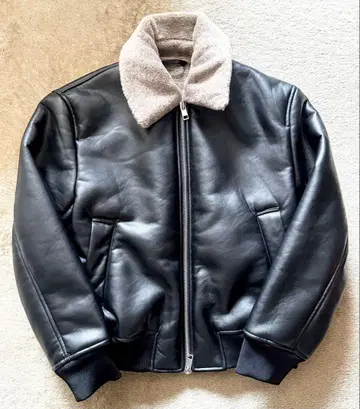 [ H&M ] 레귤러 핏 테디 라인드 자켓