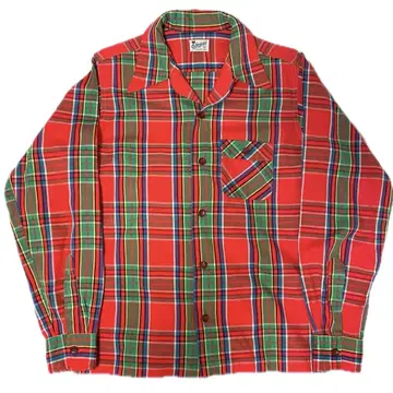 60s vintage shirt dan river fabric 셔츠