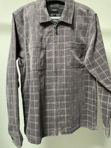 HUF trenton zip shacket