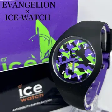미사용급 EVANGELION ICE-WATCH 콜라보 박스 포함 초호기