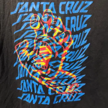 레어 90s NHS 택 SANTA CRUZ 그래픽 롱 슬리브 티셔츠