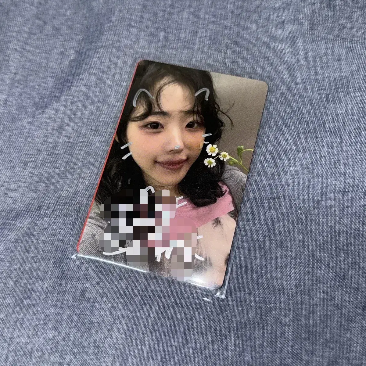 QWER makestar メクス トレカ ヒナ QWER makestar photocard poca print photo magenta