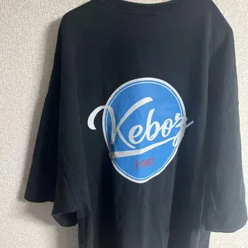 Keboz 블랙 오버 사이즈 티셔츠 L