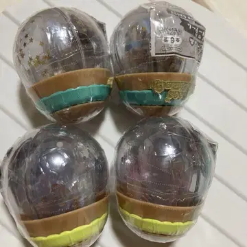 가챠 모여봐요 동물의 숲 캡슐 워터돔 4개 세트