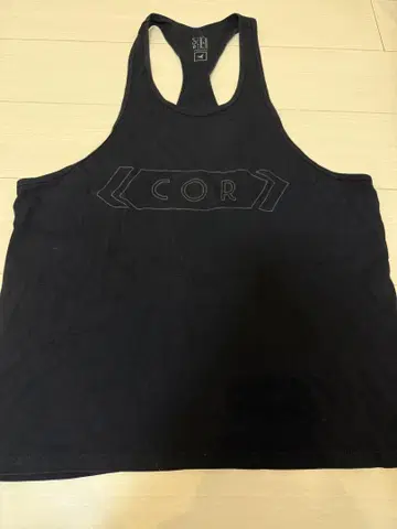 COR 블랙 탱크탑 L