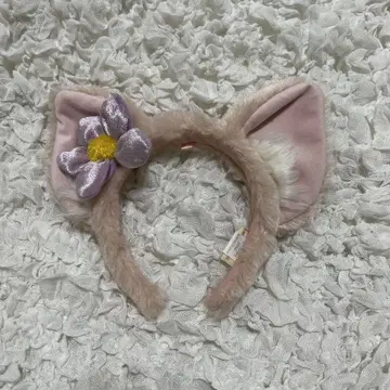 고양이 귀 헤어밴드 꽃 장식 리나벨 디즈니 머리띠