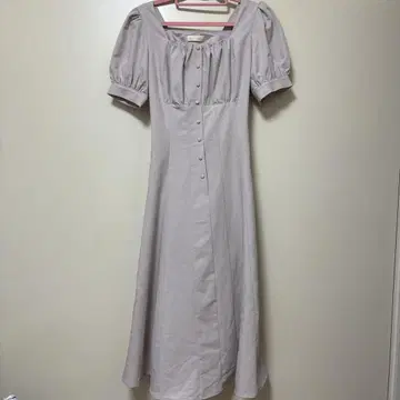 AnMILLE 롱 원피스 반팔 핑크