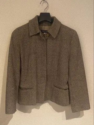 90s Giorgio Armani Checked Blouson 42