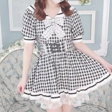 Princess Melody 프리메로 깅엄 셋업
