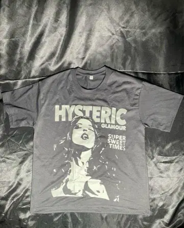 HYSTERIC GLAMOUR 그래픽 T셔츠 블랙