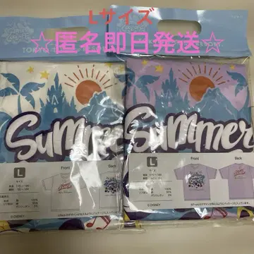 디즈니 해피 썸머 비트 미세스 콜라보 T셔츠 L 2세트