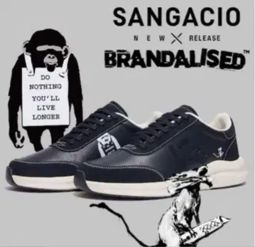 BLOW [ BRANDALISED ] 뱅크시 그래피티 사진 스니커즈