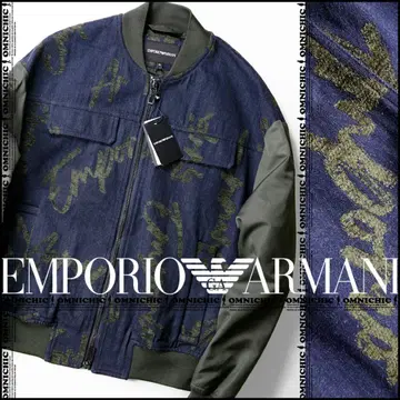 EMPORIO ARMANI 엠포리오 아르마니 MA-1 데님 자켓 블루종