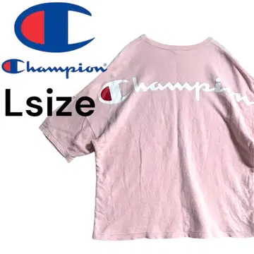Champion 빅 실루엣 오버사이즈 핑크 L 사이즈 트레이너
