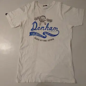 Denham 화이트 T셔츠