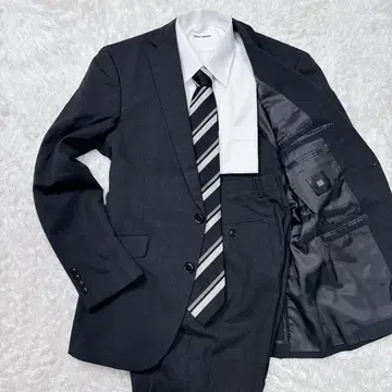[새상품급] 정장 셀렉트 셋업 그레이 스트라이프 백 오픈 A5 2B