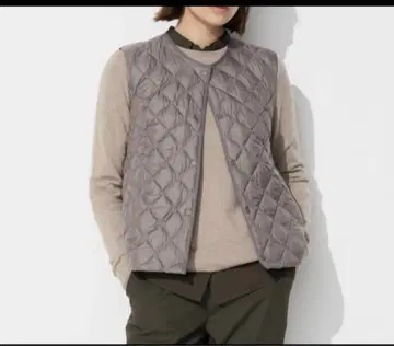 UNIQLO 브라운 퀼팅 베스트