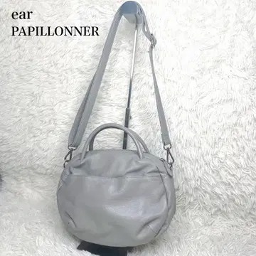 ear PAPILLONNER 가죽 숄더 보스턴 백