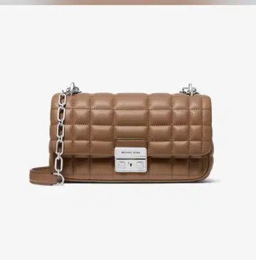 MICHAEL KORS 퀼팅 숄더백 브라운 Tribeca
