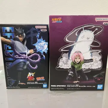 NARUTO 사쿠라 하루노 & 사스케 피규어 세트