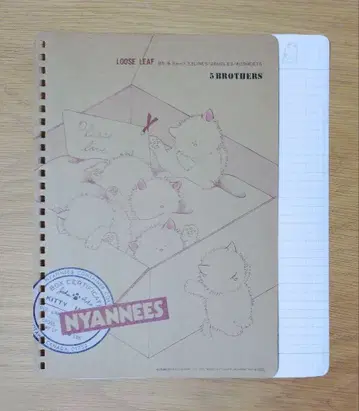 쇼와 레트로 미도리 NYANNEES 냥냥이즈 루즈리프 1982년