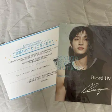 방찬 미니 포스터 Biore