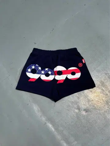90 Logo American Micro Shorts 네이비