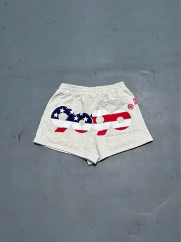 9090 90 Logo American Micro Shorts 화이트