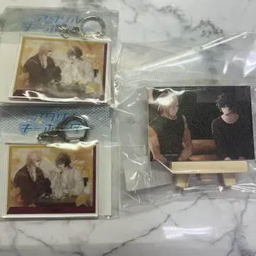 슬로우 데미지 eeo 복권 토와 레이 캔버스 아트 아크릴 키링