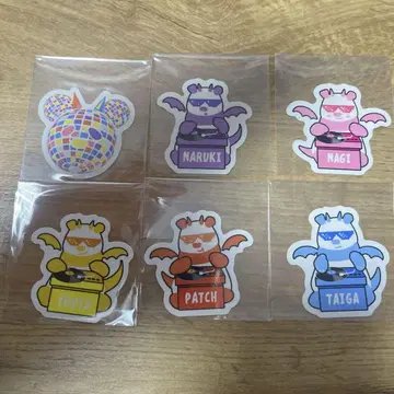 팬더 드래곤 타이거 나기 나루키 팟치 요타 스티커 굿즈