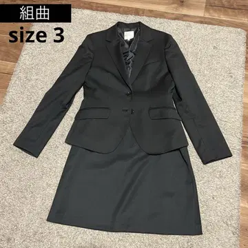 쿠미쿄쿠 블랙 자켓 스커트 상하의 세트