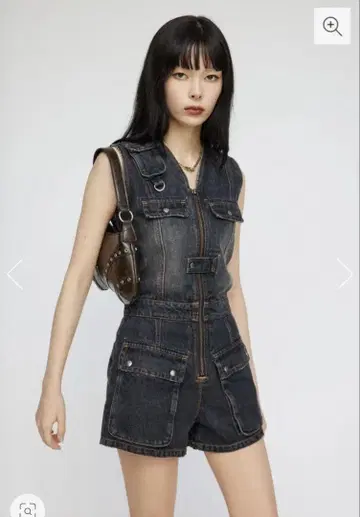 LAGUA GEM POCKET DENIM MINI 올인원 (완판템)