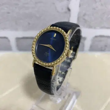 [작동] SEIKO focie 소시에 수동 와인딩 골드 여성용 손목시계