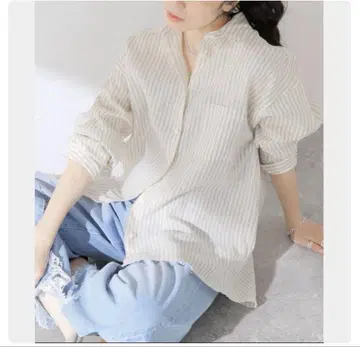 택 포함 새상품 저널 스탠다드 제피르 린넨 레귤러 셔츠