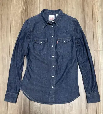 Levi's 다크 블루 데님 셔츠