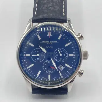 Jorg Gray 남성용 JG6500 아날로그 표시 쿼츠 블랙 손목시계