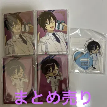 SideM 쿠지비키도 이세야 시키 캔뱃지 아크릴 스탠드