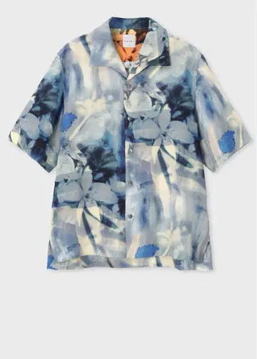 Paul Smith 'Painted Photograph' 오픈 카라 셔츠