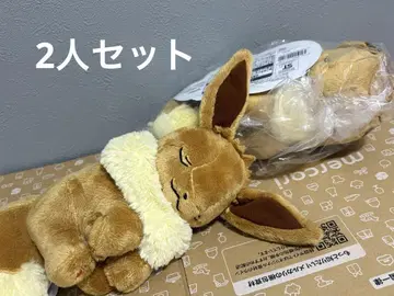 포켓몬 포켓몬 센터 이브이 봉제인형 잠자는 이브이 세트