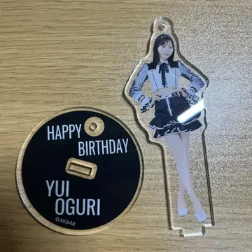 AKB48 생탄 기념 아크릴 키링 오구리 유이