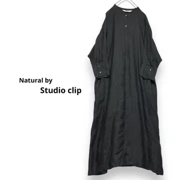 Natural by Studio clip 린넨 원피스 개더 원피스